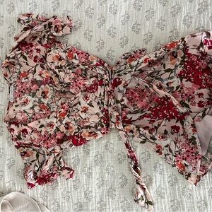 Floral Pink Women's Dress